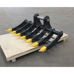 XZFE Meilleure vente Prix compétitif Râteau à racines pour mini-excavatrice JD, accessoire pour le nivellement des sols, les pelouses et la resemence - Product Image 4