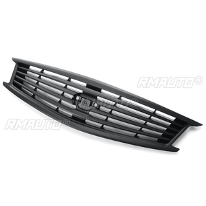 Parrilla Delantera Negra/Estilo Fibra de Carbono para Infiniti G37 2010-2013 G25 2011-2012 Q40 2015 Sedán de 4 Puertas, Parrillas Deportivas - Product Image 3