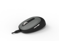 Souris sans fil de jeu OMR060 personnalisable, style 3D, silencieuse, BT 2.4Ghz, interface USB, étanche pour ordinateur portable et mini PC