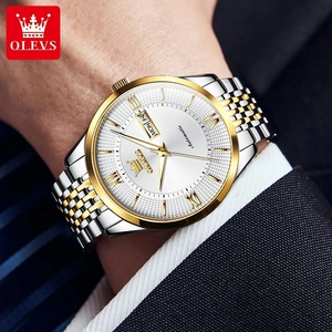 Montre homme OLEVS 6657, livraison directe, originale, simple, étanche 50M, lumineuse, mécanique. - Product Image 3