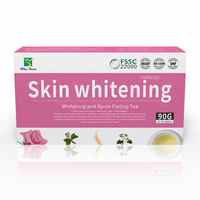 Sachets de thé beauté pour femmes, mélange blanchissant naturel, 30 unités, pour rituel matinal, maison, bureau, tasse, soin personnel