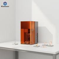Machine de marquage laser à double lumière bleue 20W pour bijoux, or, argent, platine, pendentifs, boucles d'oreilles, équipement de gravure