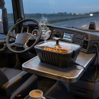 Boîte à lunch chauffante électrique portable 12V pour voiture, camion, véhicule personnel, cuisinière, four