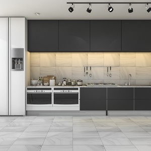 التقليدية جدار جبل خزائن المطبخ وحدات تصميم خشب لامع OEM العلامة التجارية جديد خشب متين التعبئة المسطحة ، تجميعها التعبئة