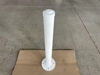 Borne de stationnement amovible en acier inoxydable, barrière de circulation robuste pour la sécurité des routes et des allées