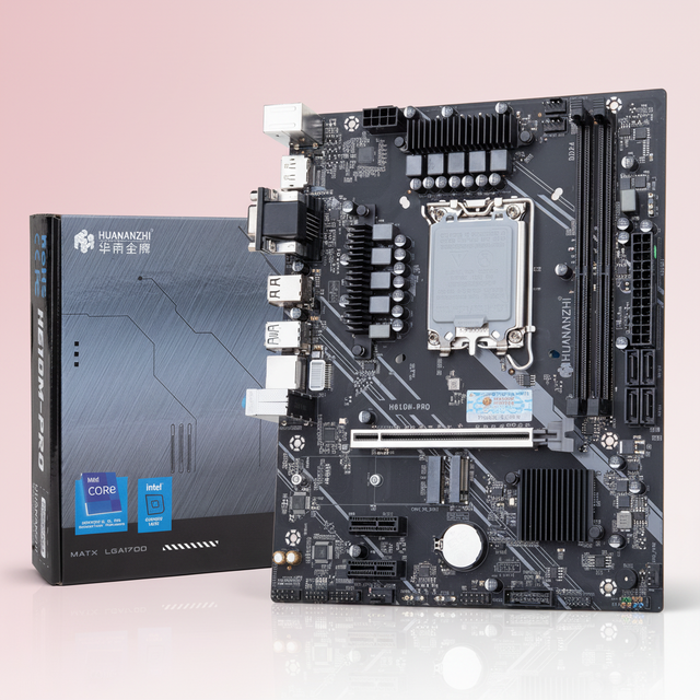 DDR4 Mainboard H610M PRO Motherboard Supports 12/13/14 Generation CPU Max 64GB RAM for Desktop Use