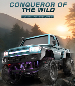 Dwi Dowellin 1/20 Schaal 4WD <span class=keywords><strong>RC</strong></span> <span class=keywords><strong>Crawler</strong></span> Auto <span class=keywords><strong>Micro</strong></span> Truck met 4 Kanaals USB Kabel Inbegrepen RTR 2.4GHz Afstandsbediening - Product Image 2