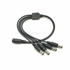 Cable de alimentación USB a CC, adaptador de fuente de alimentación macho a Jack, ventilador USB, conector DC