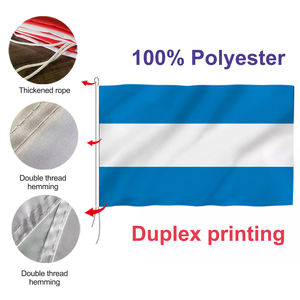 Produit promotionnel, vente en gros, personnalisé, pas cher, 3x5 pieds, 100% Polyester, impression d'écran, personnalisé, drapeau nautique argentin (sans joint) - Product Image 3