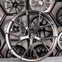 Rines Forjados CF de 2/3 Piezas, 17, 18, 19, 20 Pulgadas, Cromados/Pulidos, con Borde Escalonado Profundo, 5x114.3, 5x120, Compatibles con 350Z, G35, Supra, RX7