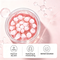 Crème hydratante pour le visage à l'acide hyaluronique en capsules, marque privée, anti-âge, blanchissante, réparatrice, soin de la peau du visage, crème gel au collagène