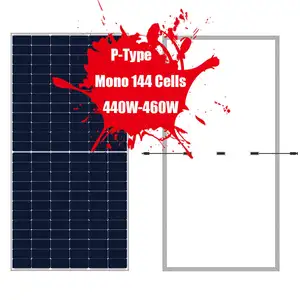 Tuv Ce Solar 440w 445w 450w 455w 460w Solar Panel Manufacturer Perc Mono Half Cut Cell Solar Energy Suppliers