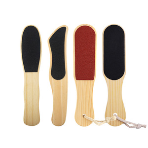 Wooden Handle Foot File Double Sided Sanding Remover For Dead Skin Calluses Foot Care Tool - Product Image 2