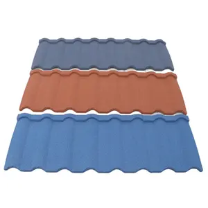Affordable Alu-Steel Core Stone Coated Finish Milano Roofing Tiles Durability Lifestile Wave Slate Tile 24Gauge Eurotile shingle
