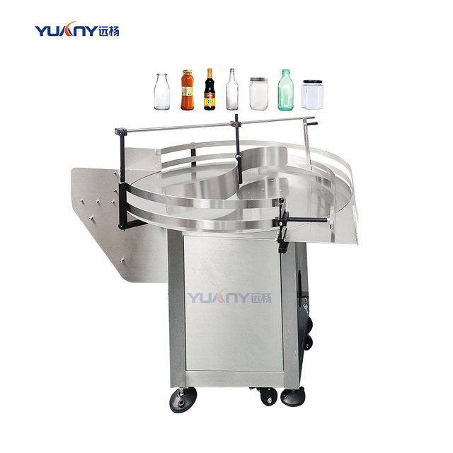 CE Automatic Rotary Round Bottle Unscrambling Sorting and Collecting Table Electric Motor Provided Machine