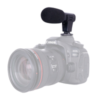 Microphone hautement omnidirectionnel stéréo de poche léger et portable pour Smartphone DSLR caméras d'action diffusion en direct