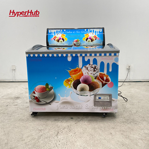 Congélateurs de présentation pour glaces, congélateurs de présentation pour sucettes glacées, <span class=keywords><strong>congélateur</strong></span> de présentation avec porte en verre incurvée, <span class=keywords><strong>congélateur</strong></span> de stockage pour glaces, ventes chaudes - Product Image 4