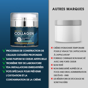 Crème hydratante au rétinol et au collagène 50 ml anti-âge pour hommes - Product Image 4