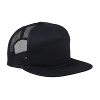 Gorra Snapback Personalizada de 7 Paneles, 100% Algodón, Visera Plana, Gorra Trucker de Malla, Etiqueta Privada, Gorras Estructuradas de Hip Hop para Línea de Ropa
