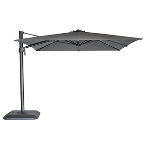 Parasol commercial Roma pour piscine d'hôtel, avec mât en aluminium, ouverture manivelle, pliable, anti-UV, résistant à l'eau, réglable, pour extérieur - Product Image 2