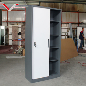 Armoire de classement métallique moderne sur mesure à deux portes coulissantes pour le rangement de livres de comptes - Prix de gros - Product Image 6