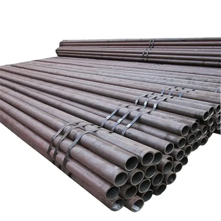 API 5L X52 X65 X70 X80 Black Tube Carbon Mild Welded Casing LSAW Carbon Steel Pipe