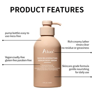 Vegan Formula Skin Lightening Scented Body Wash Exfoliating Luxury Body Wash Improve Skin Perfume <strong>Shower</strong> <strong>Gels</strong> - Product Image 3