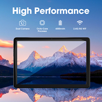 Nouvelle tablette mini S10 Wi-Fi 10,1 pouces HD Android 14 2025, appareil de divertissement en libre-service, 6 Go pour l'enregistrement à l'hôtel