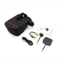 نظارات FPV طراز LS-800D بتردد 5.8 جيجاهرتز مع نظام ELRS للطائرات بدون طيار، 40 قناة، شاشة 5 بوصة، نظارات تناظرية FPV VR للطائرات بدون طيار