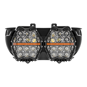 Emark DOT <strong>Approved</strong> <strong>Powerful</strong> 240W LED Double Headlight Hi Low Beam Waterproof <strong>Headlamp</strong> for Road Glide Road Glide Special FLTRXS - Product Image 3