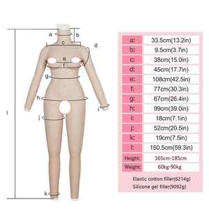 Силиконовое боди с чашкой C с руками, большими бедрами, для мужчин и женщин, подтягивание ягодиц, искусственная влагалище, искусственная грудь для косплея - Product Image 5