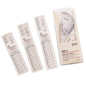 Conjunto de regla de estudiante de promoción, conjunto geométrico escolar transportador cuadrado - Product Image 3