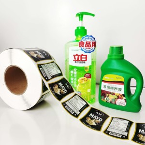 Etiquetas Redondas de Vinilo Impresas con UV, Resistentes al Agua, Personalizadas, Autoadhesivas para Envasado de Productos Químicos y de Petróleo - Product Image 4