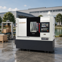 Centre d'usinage CNC avec configuration réduite et outillage motorisé pour composants à bride et arbres en acier inoxydable