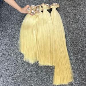 Bande d'extensions de cheveux indiens droites naturelles de haute qualité vente en gros cheveux crus un donneur non-remy machine double trame toutes les couleurs - Product Image 5