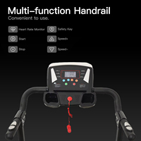 Tapis Roulant Électrique Pliable pour Maison Intelligente, Vitesse 12km/h, 3 Niveaux d'Inclinaison, Machine de Course et d'Exercice Sportif