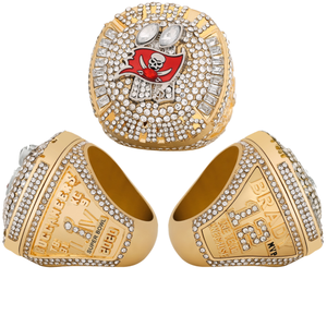 Anillo de Campeonato de los Tampa Bay Buccaneers 2020 de Brady, Chapado en Oro, Cobre, Diamantes, Perlas, Circonitas, Aleación, Regalo de Boda o Compromiso - Product Image 3