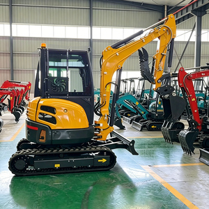 รถขุดขนาดเล็ก 3.5 ตัน 3 เครื่องยนต์ขายดี รถตักดินเกษตร 1 ตัน 2 ตัน ราคาถูก - Product Image 2