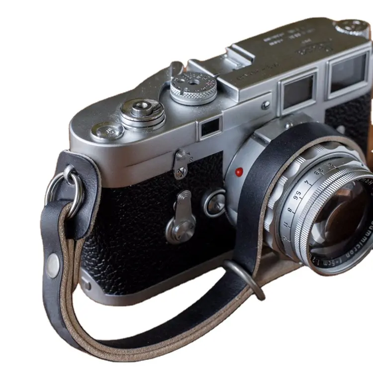 Tali Jam Tangan Kamera Vintage Kulit Tali Tangan Kamera