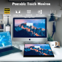 Sibolan petit écran tactile lcd moniteur d'ordinateur 13.3 pouces 1080P Full HD ordinateur portable pour ps5 smartphone android