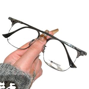 Montura de Gafas Rectangulares Krostar Ch5531, Titanio Puro, Montura Completa, Ligeras, Unisex, Gafas Ópticas, Origen Danyang - Product Image 3