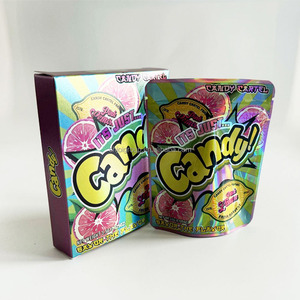 Boîte en Mylar découpée sur mesure anti-odeur pour emballage de fleurs, bonbons, <span class=keywords><strong>biscuits</strong></span>, herbes comestibles, sac en Mylar de 3,5 g avec boîte en stock - Product Image 2