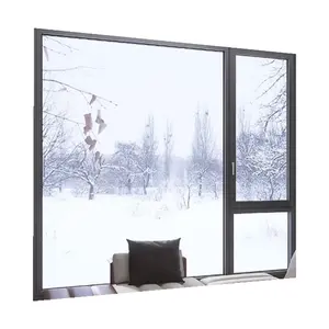 ブラインドを内蔵した最高価格の窓は、ブラインド付きアルミケースメントスライディングバイフォールドを使用しています窓ブラインドシャッター窓フレーム