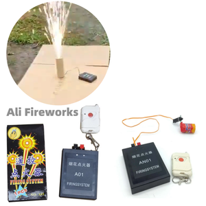Sistema de disparo de fuegos artificiales inalámbrico de largo alcance para escenario, con ignición de fuente de pirotecnia fría y antiinterferencias - Product Image 1