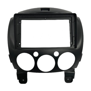 TK-YB Auto-Stereo-Rahmen 9 Zoll für Mazda 2 Innenraum Autoteile Zubehör Autoradio-Rahmen Fascia Dashboard Navigations rahmen - Product Image 1