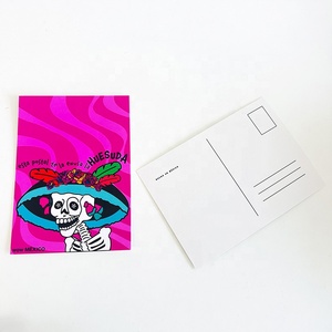 2025 nuevos diseños de moda personalizados Vintage Forever postales sellos de México para enviar <span class=keywords><strong>por</strong></span> correo impresión a todo Color tarjeta de felicitación personalizada - Product Image 5
