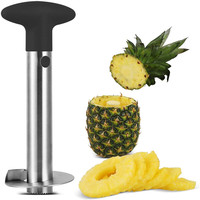 Multifunctionele Fruit Boor En Snijmachine Gereedschap Roestvrij Staal Ananas Slicer Remover Decorer Ananas Cutter