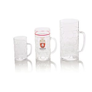 كوب بلاستيكي شفاف بشعار مخصص مع مقبض-كوب آمن على الغذاء وصديقا للمشروبات والمطاعم - Product Image 1