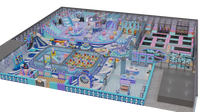 Aire de jeux intérieure pour enfants, parc d'aventure, équipements de jeux souples pour enfants, installations de parc d'attractions