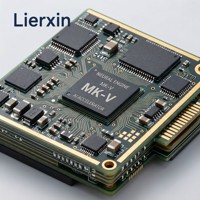 Módulo SoM Personalizado Lierxin LEX-EDGEAI-SOM con PCB de Controlador de Computación de Borde por IA, HDI Multicapa, con Conexión a Media Perforación (Half Hole) y Montaje Oculto